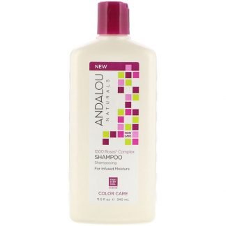 Andalou Naturals, シャンプー、カラーケア、保湿ケア、1000 ROSES（1000ローズ）コンプレックス、340ml（11.5液量オンス）