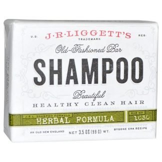 J.R. Liggett's, 昔ながらの固形シャンプー（Shampoo Bar）, ハーブフォーミュラ, 3.5オンス（99 g）