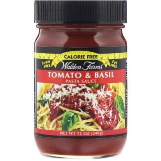 Walden Farms, パスタソース, トマト & バジル, 12 オンス