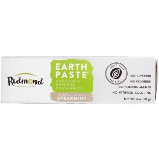 Redmond Trading Company, Earth Paste、甘味料なし、 スペアミント、 4 オンス (113 g)