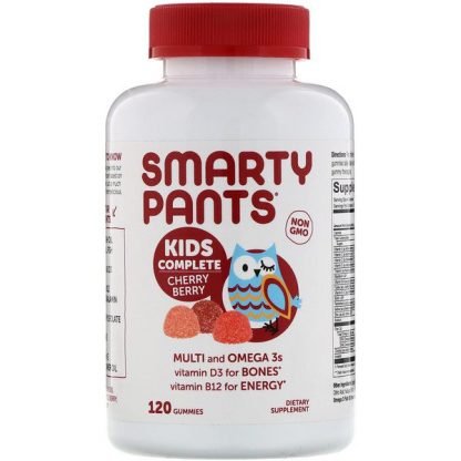 SmartyPants, Kids Complete Multivitamin（キッズコンプリートマルチビタミン）、チェリーベリー、グミ120粒