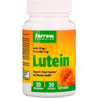 Jarrow Formulas, ルテイン、20mg、ソフトジェル30粒