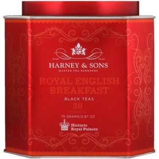 Harney & Sons, ロイヤルイングリッシュブレックファースト、紅茶、30袋、各2.67 oz (75 g)