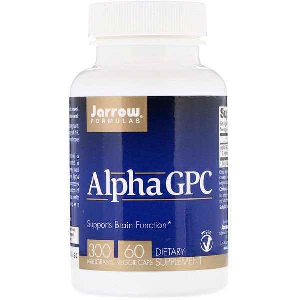 Jarrow Formulas, アルファGPC、300mg、植物性カプセル60粒