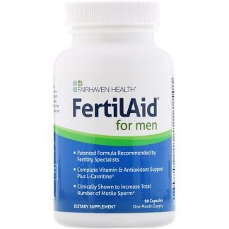 Fairhaven Health, フェアヘブンヘルス, FertilAid for Men, 90 ベジカプセル