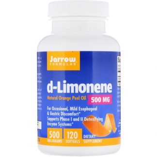 Jarrow Formulas, d-リモネン,500mg,ソフトジェル120粒
