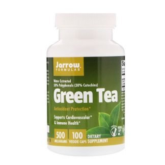 Jarrow Formulas, グリーン ティー、500 mg、ベジカプセル100個