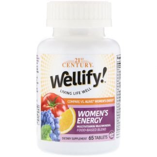 21st Century, Wellify! Women's Energy, 65 Tablets