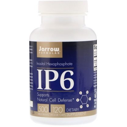 Jarrow Formulas, IP6、イトシノール6リン酸、500 mg、120野菜カプセル