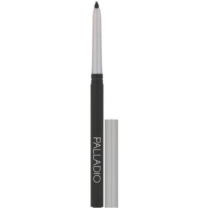 Palladio, 防水アイライナー、ピュアブラック、0.28g