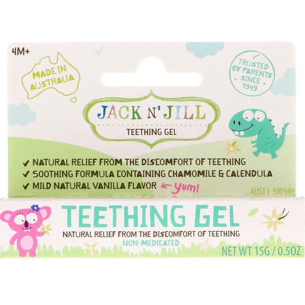 Jack n' Jill, Teething Gel, 4+ Months, 0.5 oz (15 g)