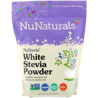 NuNaturals, NuStevia、ホワイトステビアパウダー、340g