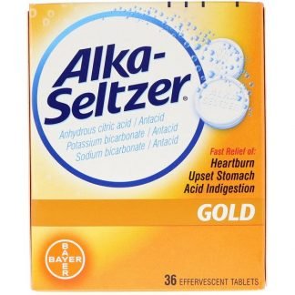 Alka-Seltzer, ゴールド、 発泡粒36粒