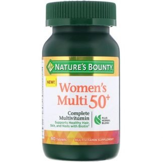 Nature's Bounty, ウィメンズマルチ50＋、コンプリートマルチビタミン、80錠