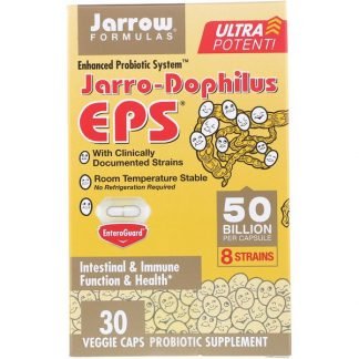 Jarrow Formulas, ジャロードフィルスEPS、ウルトラポテント、500億、植物性カプセル30粒
