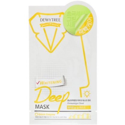 Dewytree, ディープマスク、美白、マスク1枚、27 g