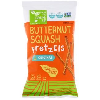 From The Ground Up, Butternut Squash Pretzel Sticks, Original, 4.5 oz (128 g) (Discontinued Item)