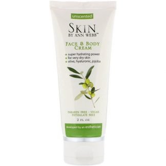 Skin By Ann Webb, フェイス＆ボディクリーム、2 fl oz