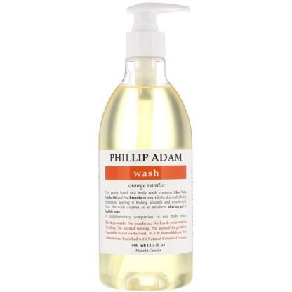 Phillip Adam, Wash, Orange Vanilla, 13.5 fl oz (400 ml)