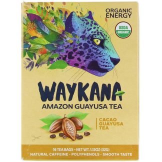 Waykana, アマゾンワユサティー、カカオワユサ、ティーバッグ16個入り、32g