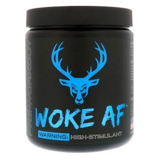 Bucked Up, WOKE AF, Pre-Workout, Blue Raz, 12.61 oz (357.6 g) (Discontinued Item)