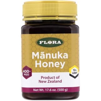 Flora, マヌカハニー、MGO 400+、500g（17.6オンス）