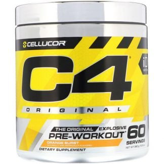 Cellucor, C4オリジナルエクスプローシブ、プレワークアウト、オレンジバースト、13.8 oz (390 g)