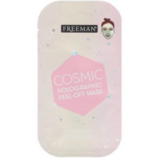 Freeman Beauty, コスミックホログラフィック・フェイスマスク、ルミナイジングローズクォーツ、0.33 fl oz (10 ml)