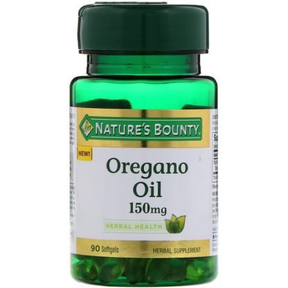 Nature's Bounty, オレガノオイル、150 mg、ソフトジェル90個