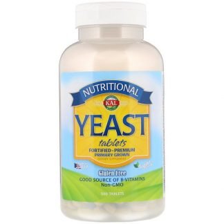 KAL, Nutritional Yeast, 500 Tablets