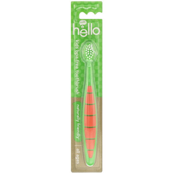 Hello, Kids BPA-Free Toothbrush, 1 Toothbrush