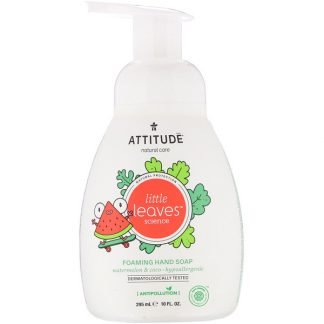 ATTITUDE, Little Leaves Science、フォーミングハンドソープ、スイカ＆ココ、295ml