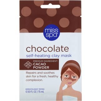 Miss Spa, Chocolate Self-Heating Clay Mask, 0.50 fl oz (15 ml)