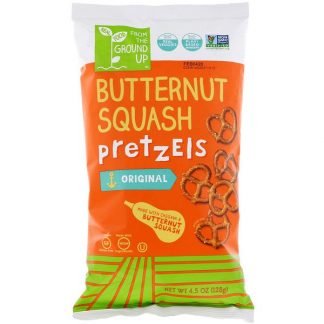 From The Ground Up, Butternut Squash Pretzels, Twists, 4.5 oz (128 g)