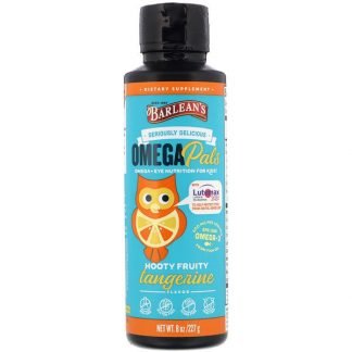 Barlean's, Seriously Delicious Omega Pals, Hooty Fruity Tangerine, 8 oz (227 g)