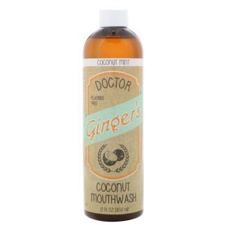 Dr. Ginger's, ココナッツマウスウォッシュ、ココナッツミント、12液量オンス (350 ml)