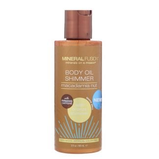 Mineral Fusion, ボディー オイル シマー、ブロンズ シマー、3 fl oz (88 ml)