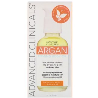 Advanced Clinicals, Argan, Firming Body Oil, 3.8 fl oz (112 ml)