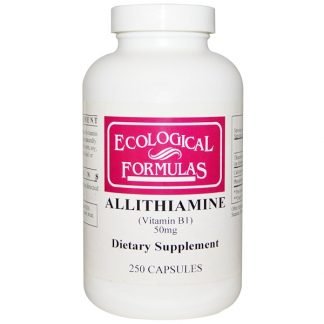 Ecological Formulas, エコロジカル・フォーミュラ、アリチアミン (ビタミンB1)、50 mg、カプセル250 錠