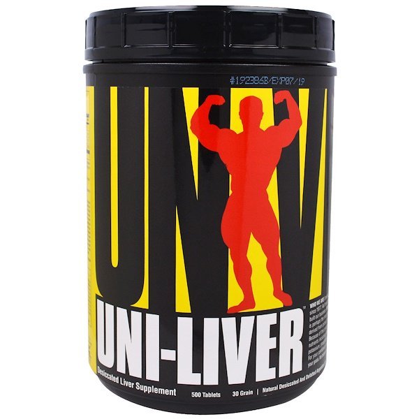 Universal Nutrition, ユニレバー、乾燥レバーサプリメント、500 錠
