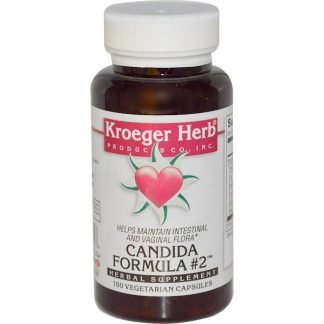 Kroeger Herb Co, カンジダ フォーミュラ#2、100ベジカプセル