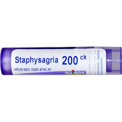 Boiron, Single Remedies, スタフィサグリア、200CK、ペレット約80粒