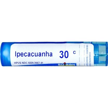 Boiron, Single Remedies, Ipecacuanha（イペカクアナ）、30C、約80ペレット
