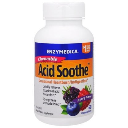 Enzymedica, 噛んで食べる酸化防止剤、ベリー味、60錠