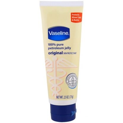 Vaseline, 100%ピュア・ペトローリアムゼリー、オリジナル・スキンプロテクタント、2.5 oz (71 g) (Discontinued Item)