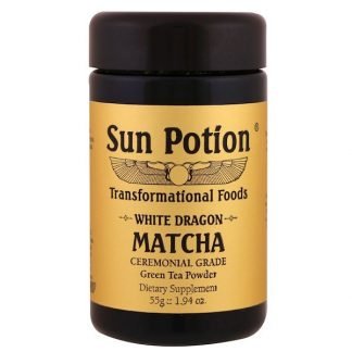 Sun Potion, ホワイトドラゴン抹茶、茶の湯グレードの緑茶パウダー、1.94 oz (55 g)