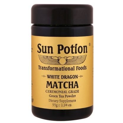 Sun Potion, ホワイトドラゴン抹茶、茶の湯グレードの緑茶パウダー、1.94 oz (55 g)