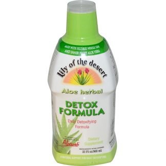 Lily of the Desert, アロエ ハーバル、 デトックスフォーミュラ、 32 fl oz (960 ml)