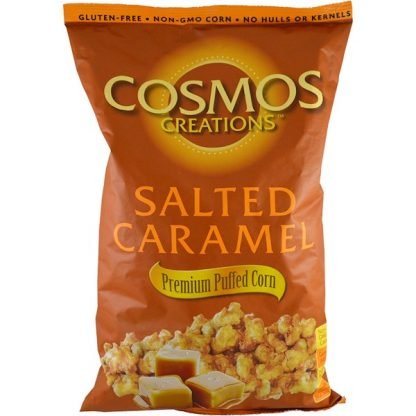 Cosmos Creations, プレミアム・パフコーン、塩キャラメル、14 oz (396.9 g)