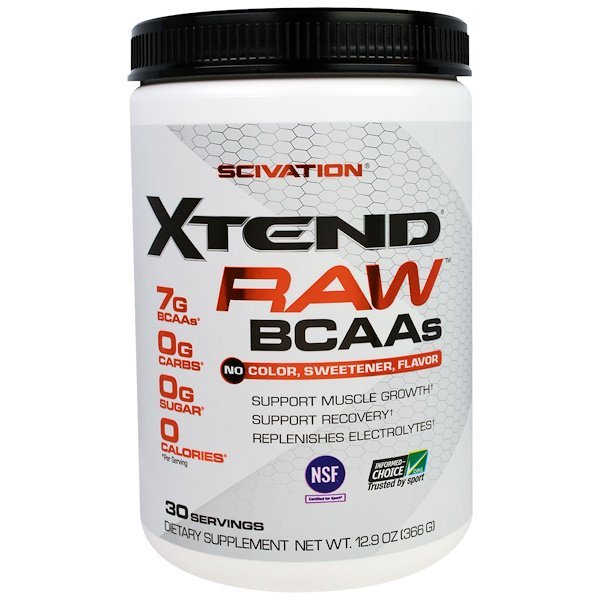 Scivation, エクステンド・ローBCAAs、味付けなし、12.9オンス(366 g)
